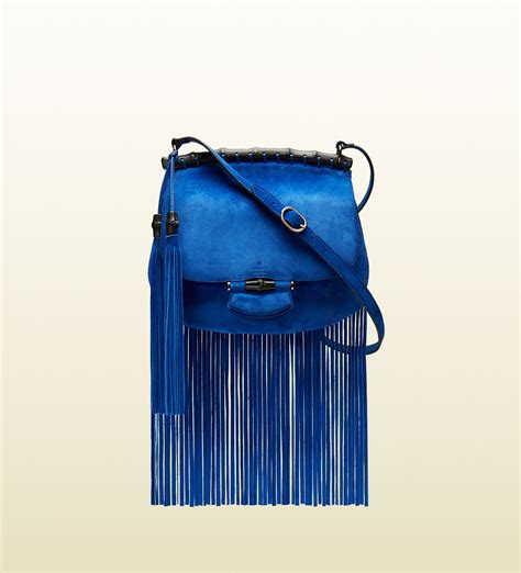 gucci nouveau fringe suede shoulder bag|gucci shoulder bag sale.